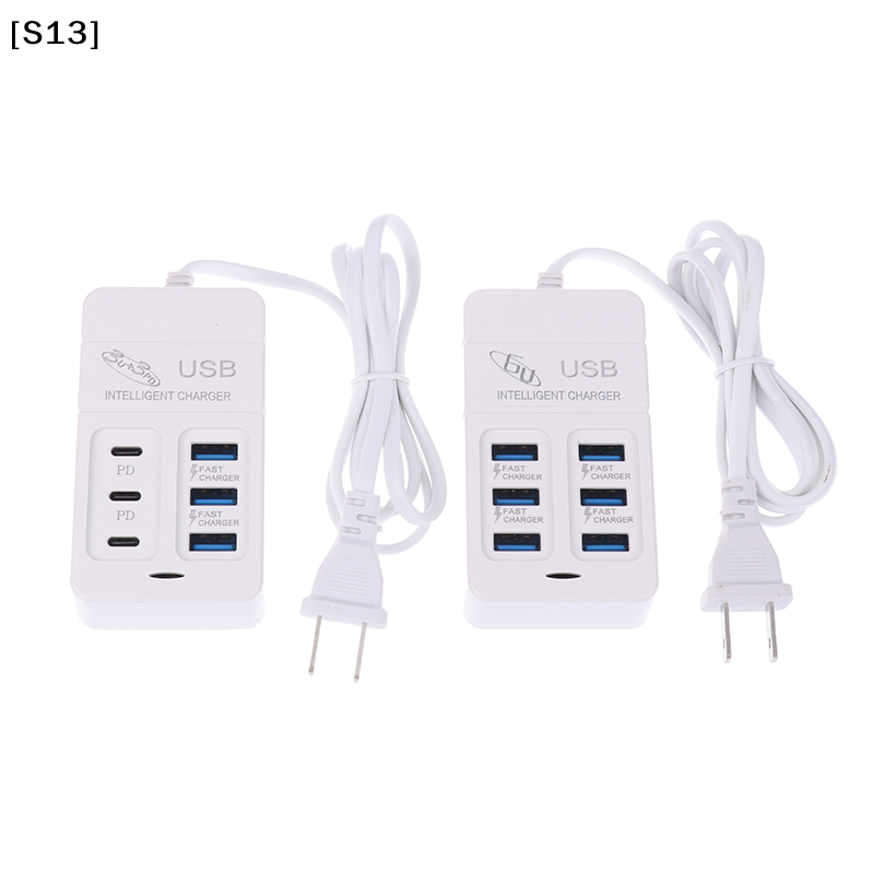 Multi Port Usb Hub - 1PC US Plug 6Ports Multiport USB