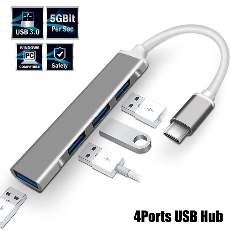 Multi Port Usb Hub - 4 Ports USB 3.0 HUB Type