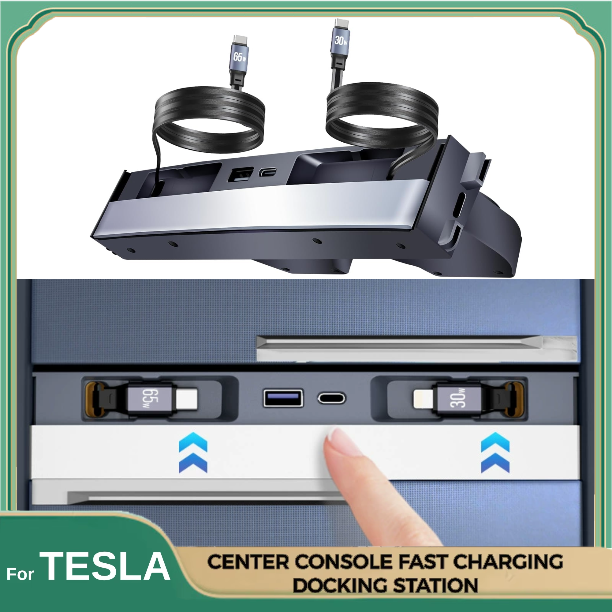 Multi Port Usb Hub - USB Hub For Tesla Model Y