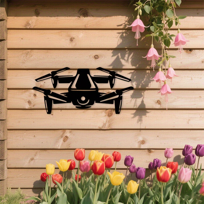 Drone Silhouette Metal Wall Ar - Office Tech For Men 리뷰 및 가격