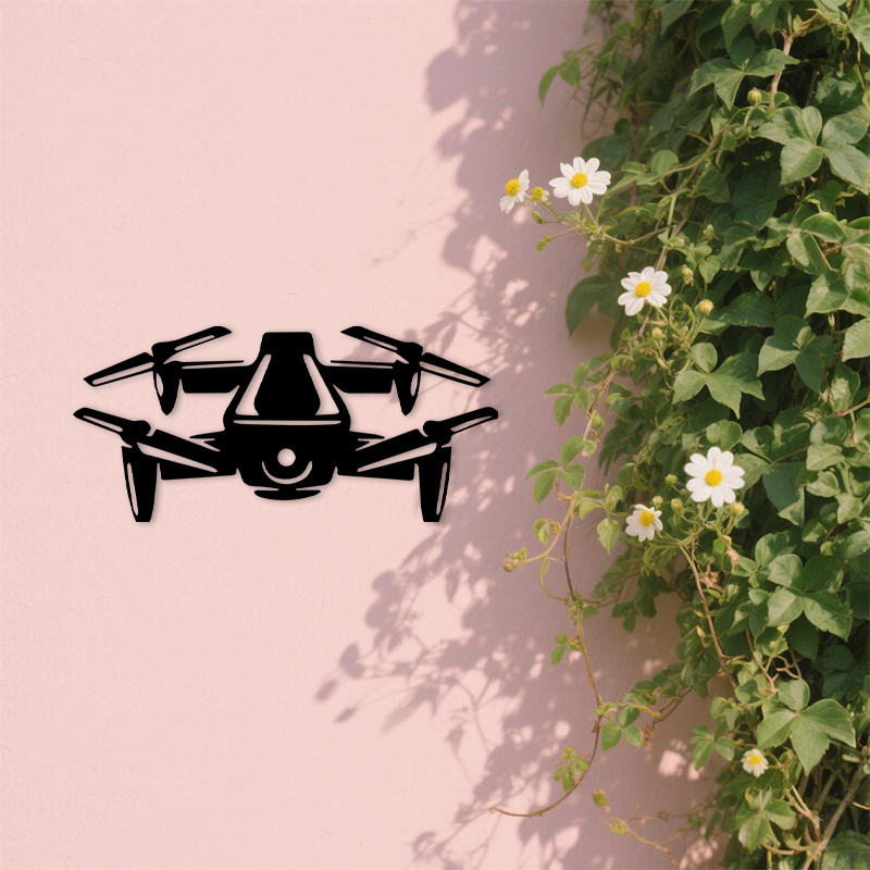 Drone Silhouette Metal Wall Ar - Office Tech For Men 리뷰 및 가격