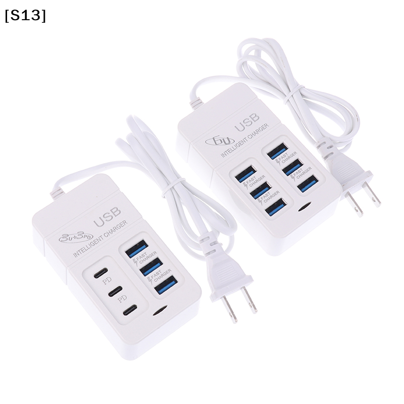 1PC US Plug 6Ports Multiport U - Multi Port Usb Hub 리뷰 및 가격