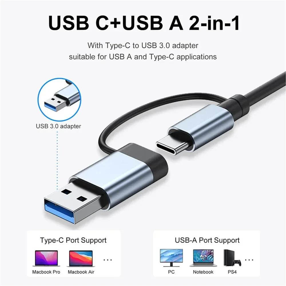 Type C Hub USB Splitter 8 In 1 - Multi Port Usb Hub 리뷰 및 가격