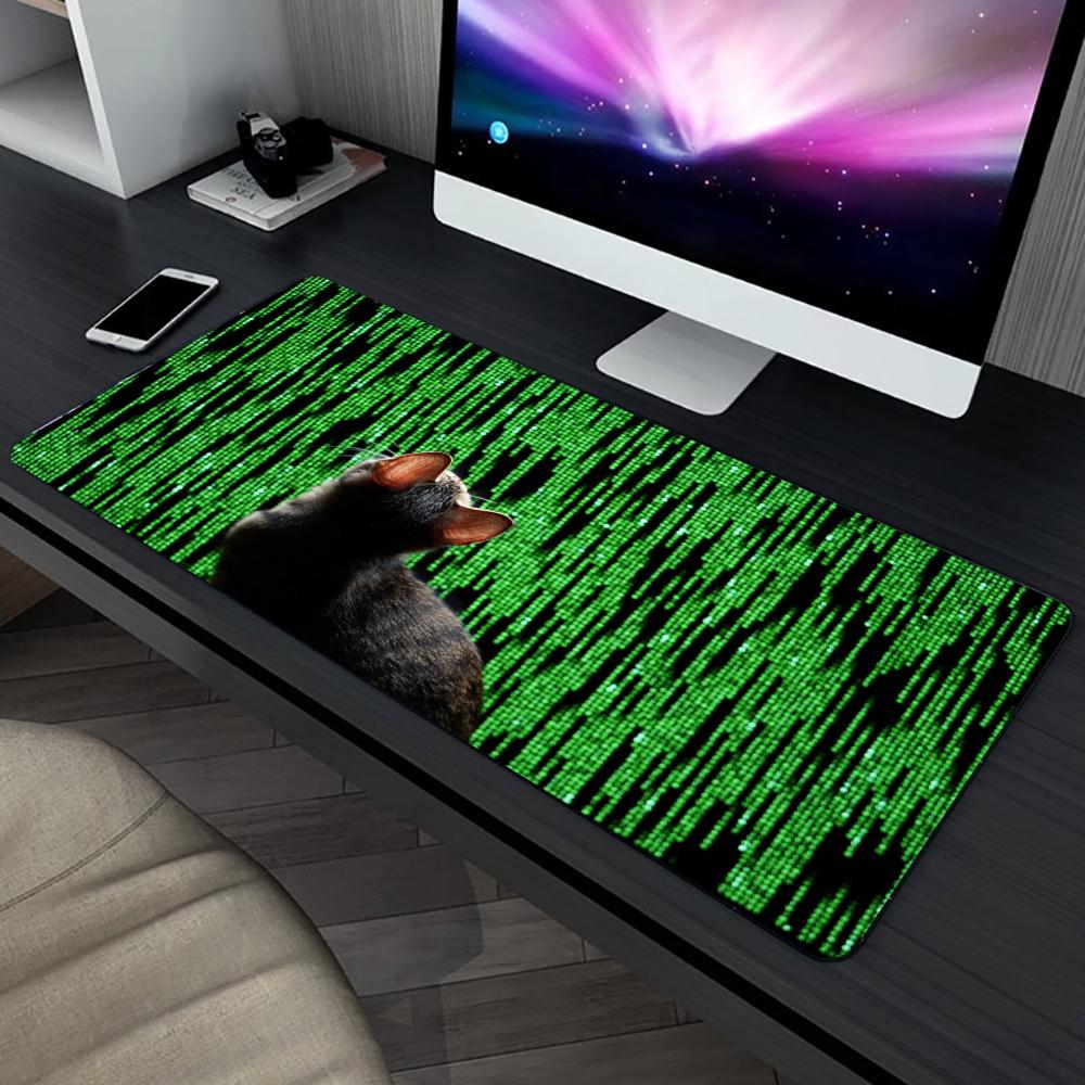 Tech Matrix Code Cat Art large - Office Tech Desk 리뷰 및 가격