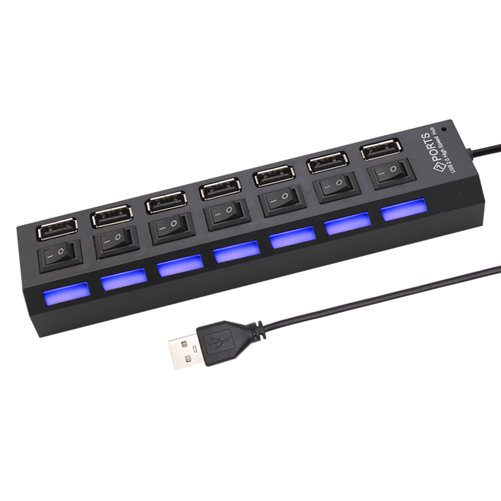 7 Port USB 2.0 Hub Splitter Fo - Multi Port Usb Hub 리뷰 및 가격