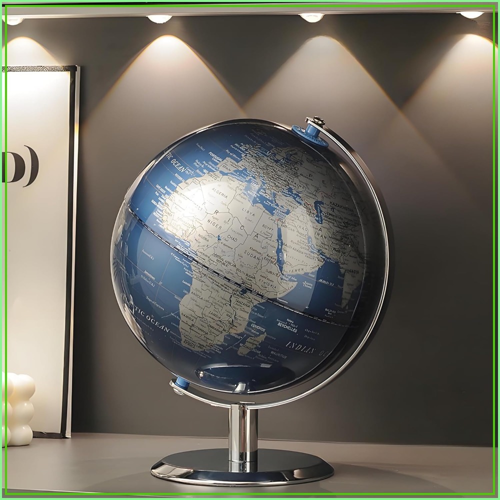 8 Inch World Globe with Stainl - Office Tech For Men 리뷰 및 가격