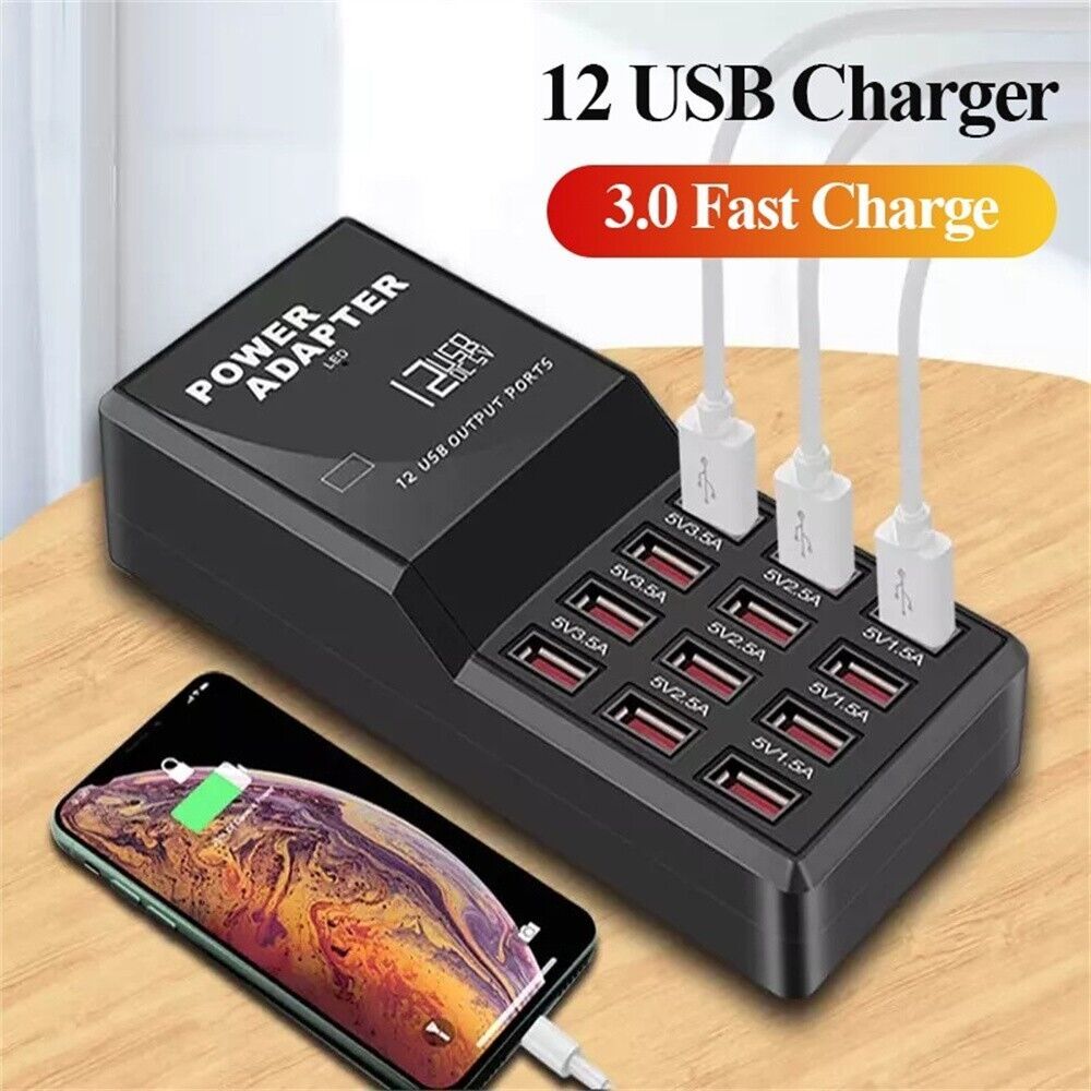 Multi 12 Port USB Charging Sta - Multi Port Usb Hub 리뷰 및 가격