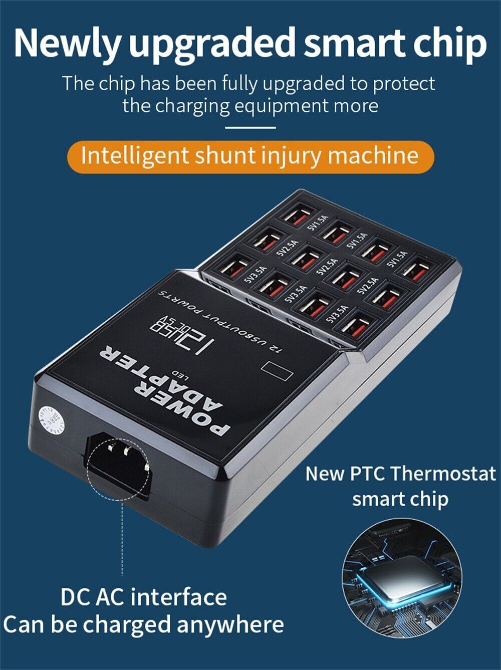Multi 12 Port USB Charging Sta - Multi Port Usb Hub 리뷰 및 가격