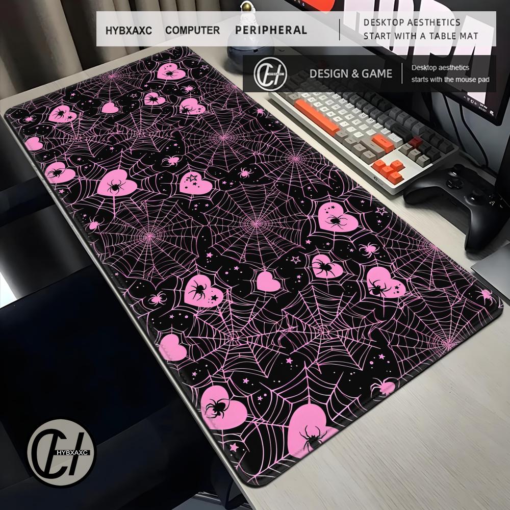 90x40 White or Pink Spiderweb  - Office Tech Desk 리뷰 및 가격
