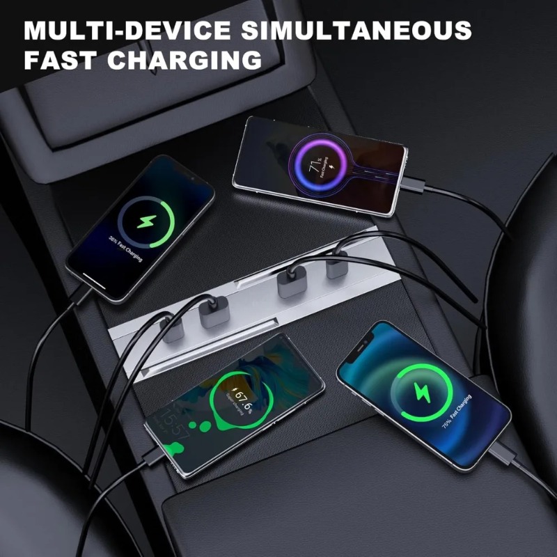 Center Console Car Adapter Mul - Multi Port Usb Hub 리뷰 및 가격