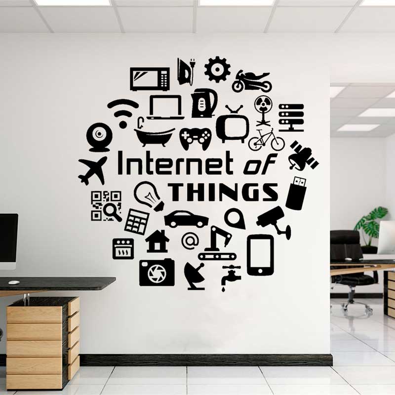 Tech vinyl wall decals Interne - The Office It Tech 리뷰 및 가격