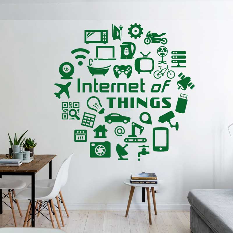 Tech vinyl wall decals Interne - The Office It Tech 리뷰 및 가격