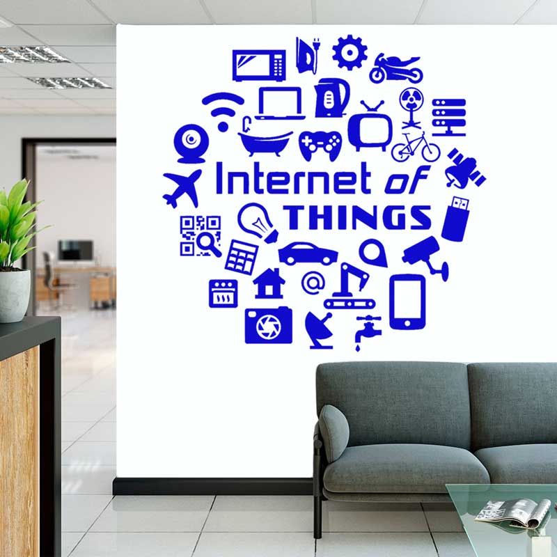 Tech vinyl wall decals Interne - The Office It Tech 리뷰 및 가격