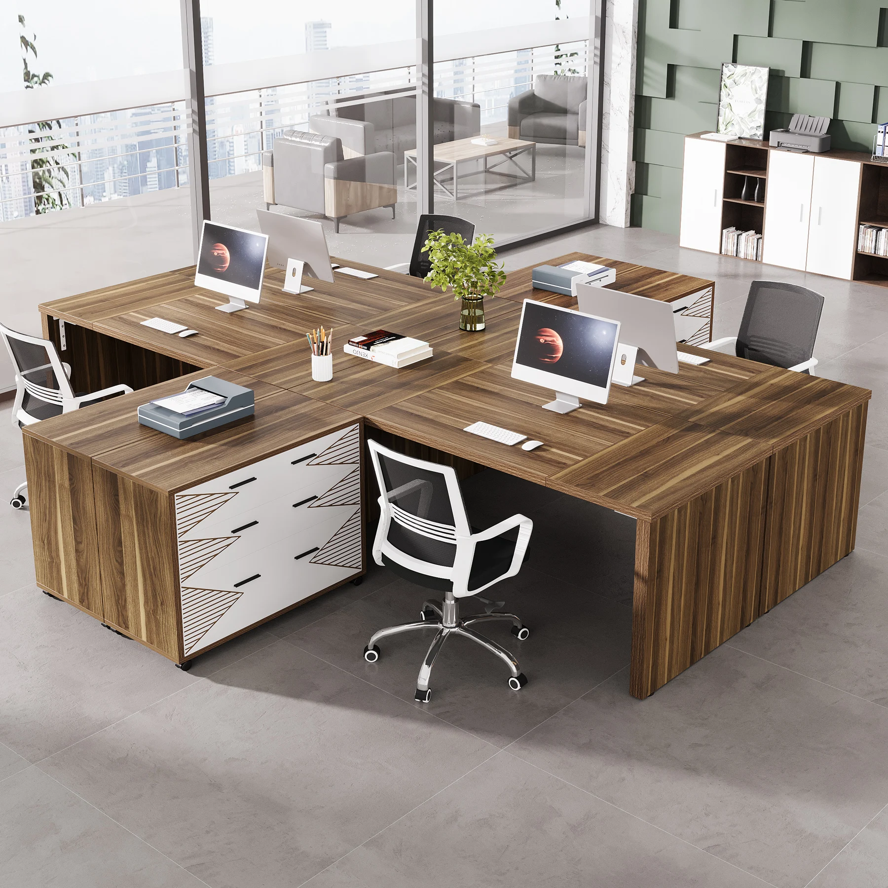 Tribesigns   Modern Luxury L S - Office Tech Desk 리뷰 및 가격