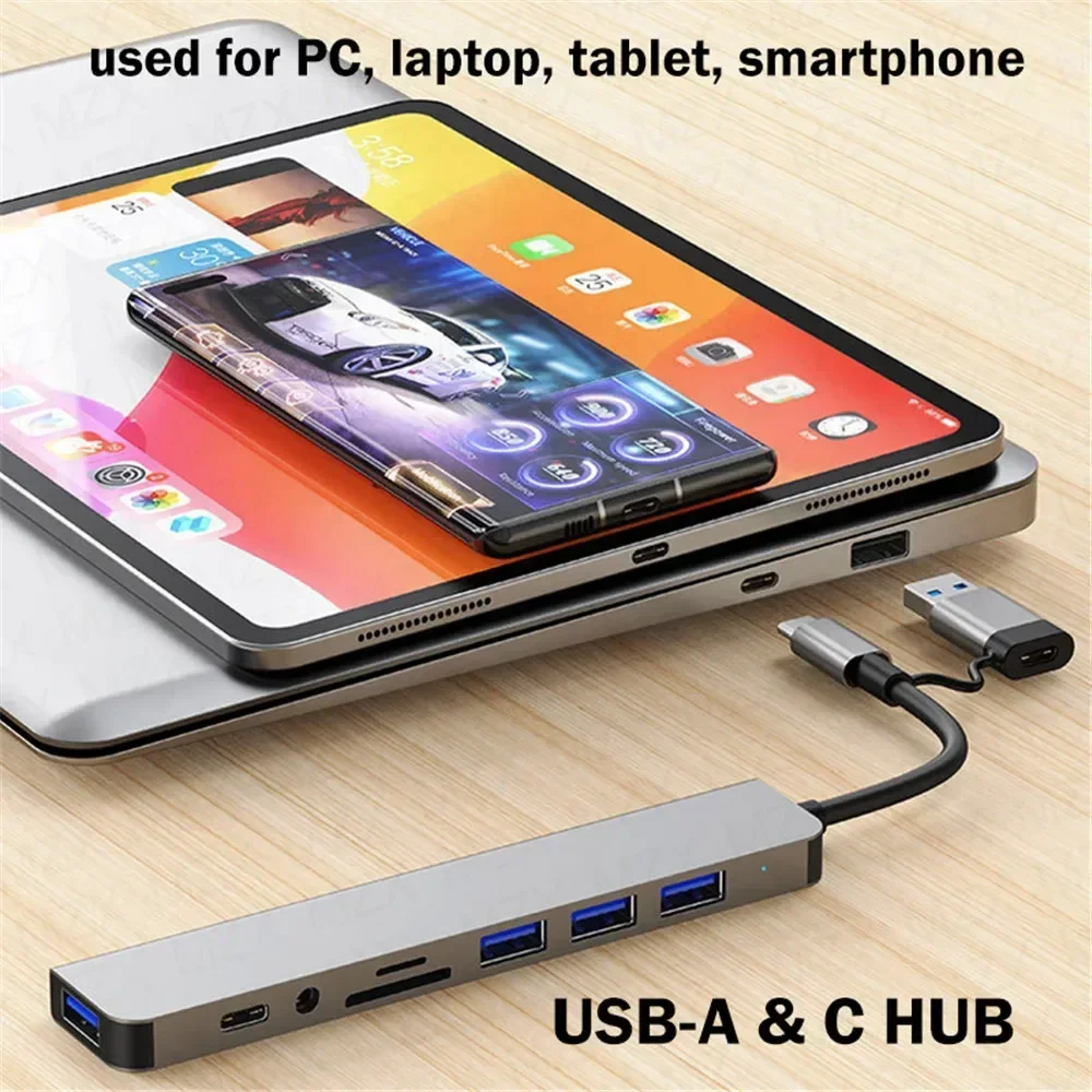 8 in 1 USB C Hub Expander Mult - Multi Port Usb Hub 리뷰 및 가격