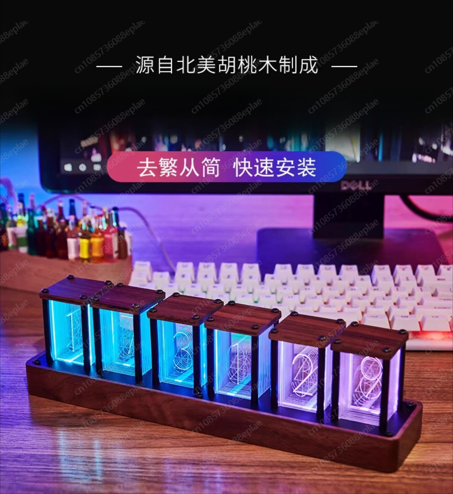 Nixie Tube Clock with Real Woo - Tech Office Youtube 리뷰 및 가격