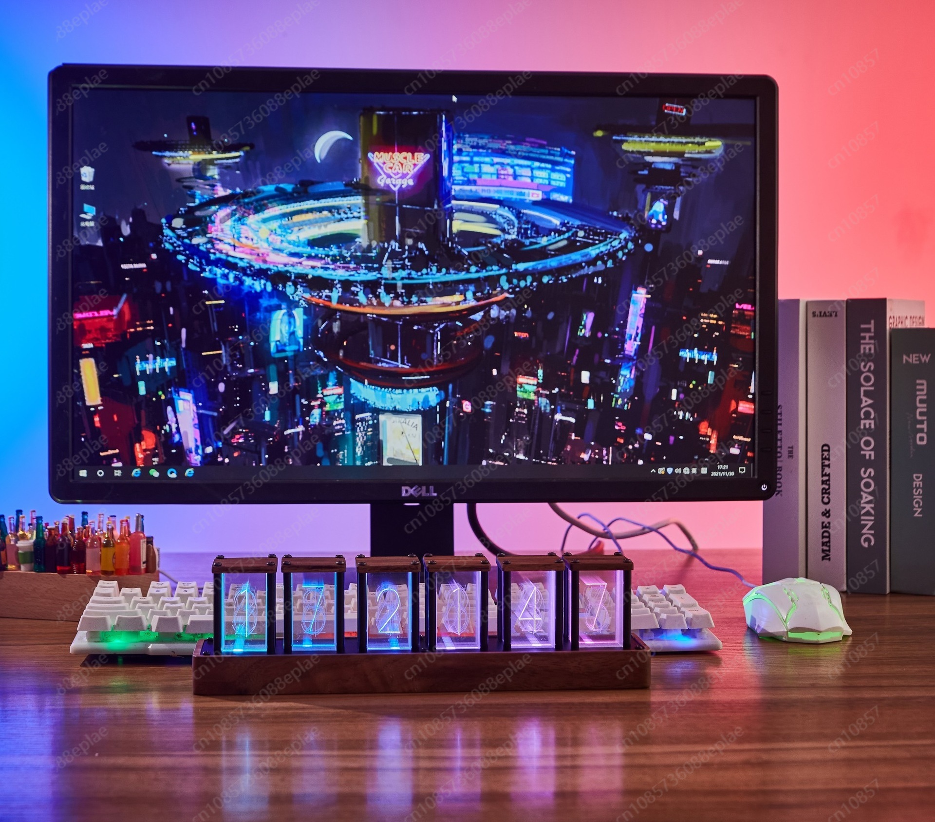 Nixie Tube Clock with Real Woo - Tech Office Youtube 리뷰 및 가격