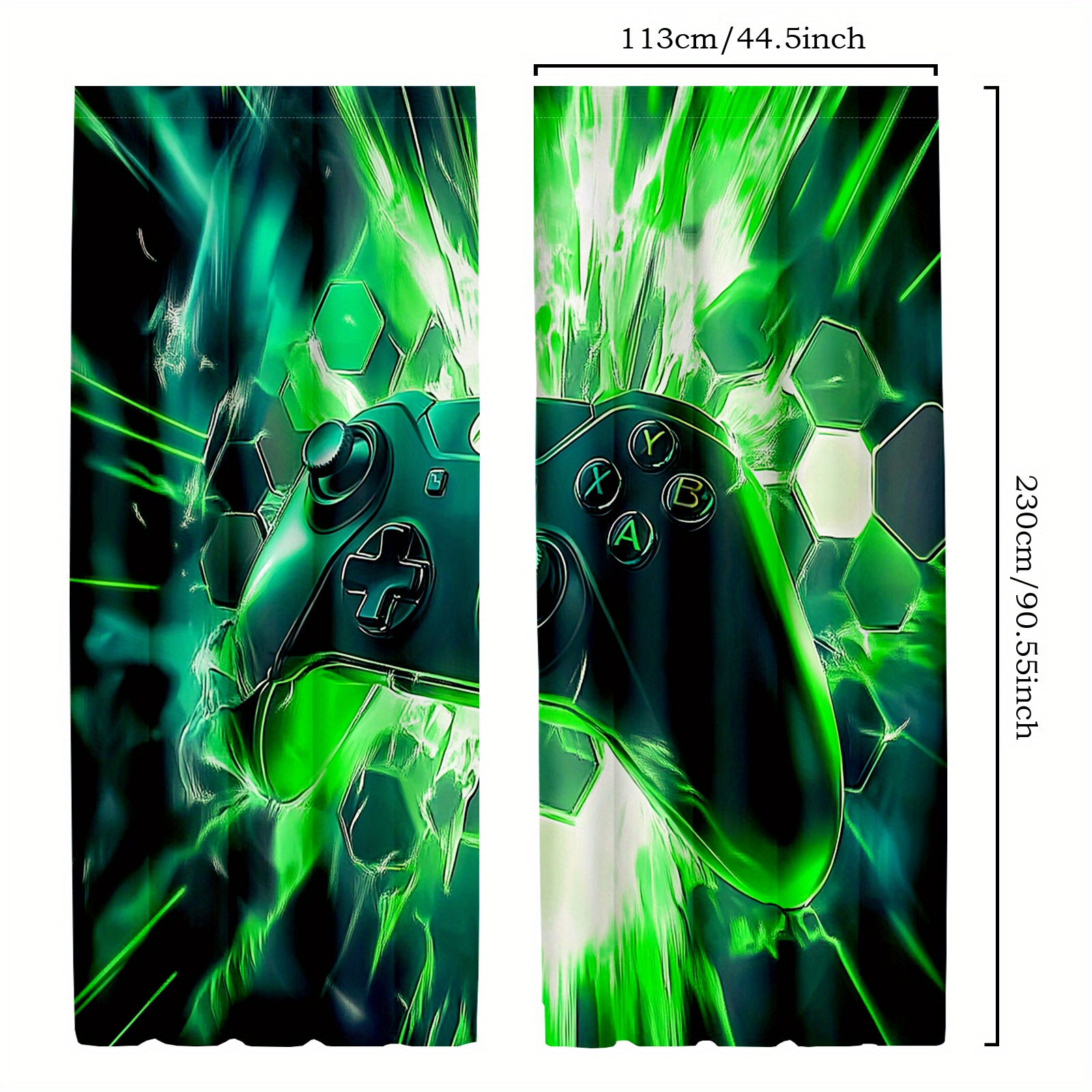 Gaming Controller Curtains Gre - Tech Office Youtube 리뷰 및 가격