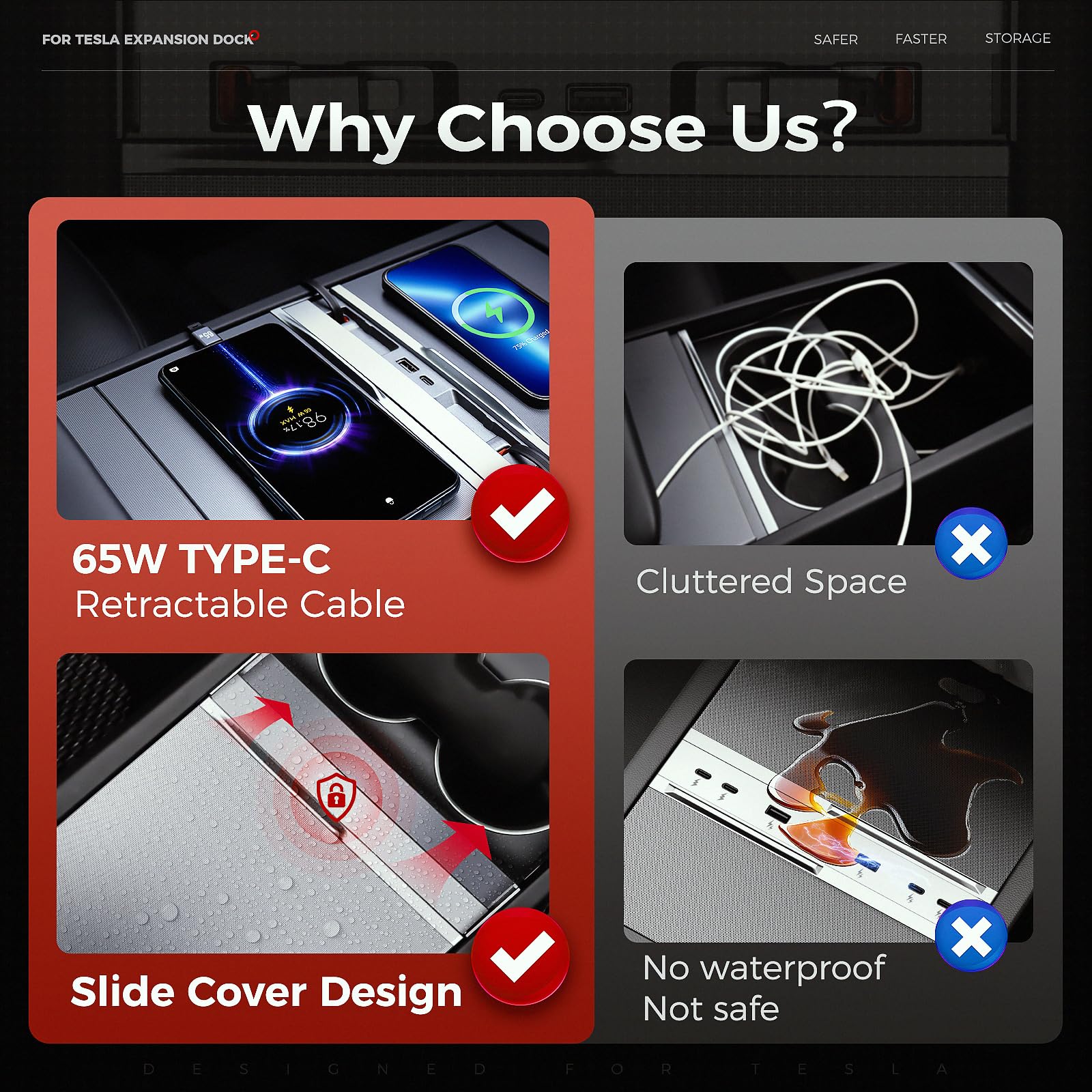 USB Hub For Tesla Model Y 2025 - Multi Port Usb Hub 리뷰 및 가격