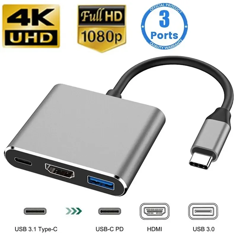 Type-C 3-in-1 Multiport Adapte - Multi Port Usb Hub 리뷰 및 가격